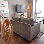 Gulf Front Living Room With 50 in Flat Screen TV